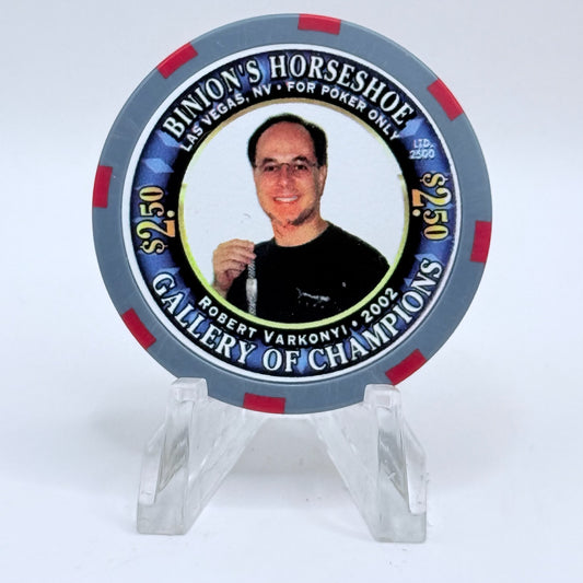 Horseshoe Club (Binion's) Las Vegas Nevada 2003 'Robert Varkonyi' LE $2.50 Casino Chip E1239