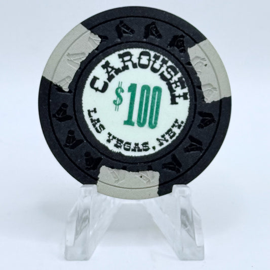 Carousel Las Vegas Nevada 1967 LE $100 Casino Chip N4276