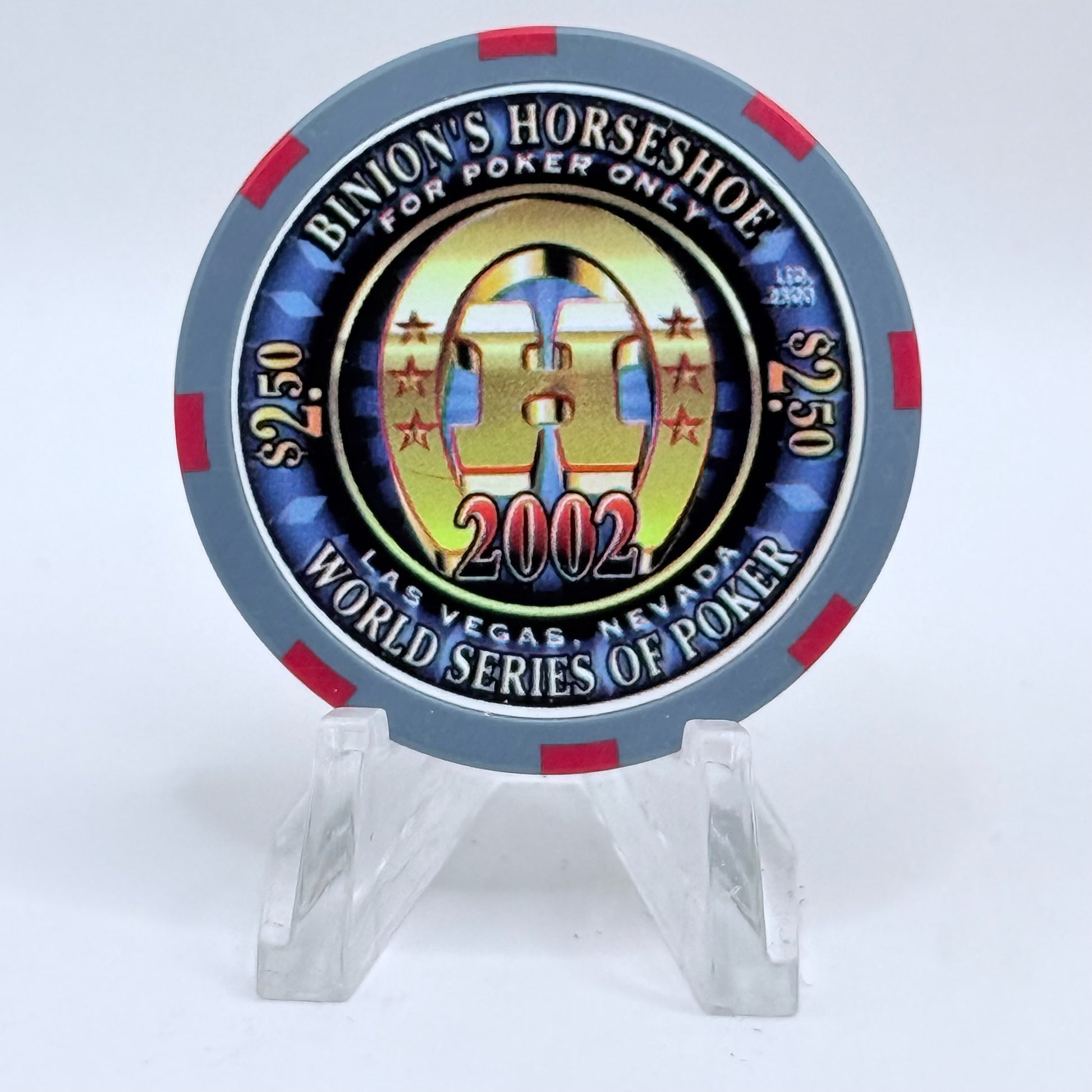 Horseshoe Club (Binion's) Las Vegas Nevada 2003 'Robert Varkonyi' LE $2.50 Casino Chip E1239