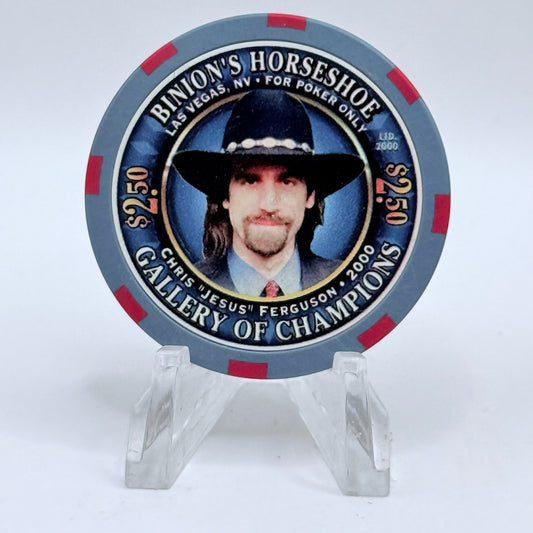 Horseshoe Club (Binion's) Las Vegas Nevada 2001 'Gallery Of Champions' LE $2.50 Casino Chip V7075