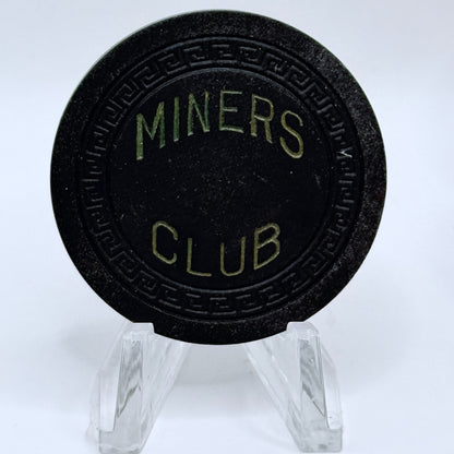 Miners Club Ely Nevada 1930s Series 1 Roulette Casino Chip V1115