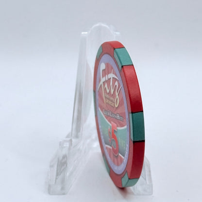 Fitzgeralds (Fitz) Las Vegas Nevada 2010 $5 Casino Chip E9619