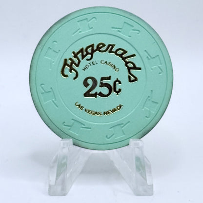Fitzgeralds (Fitz) Las Vegas Nevada 1980s $0.25 Casino Chip N6107
