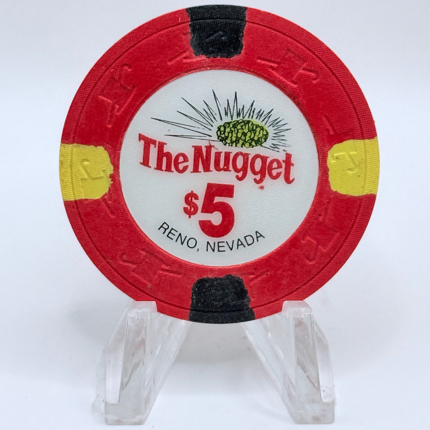 The Nugget Reno Nevada 1992 $5 Casino Chip N7744