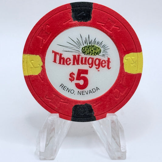 The Nugget Reno Nevada 1992 $5 Casino Chip N7744