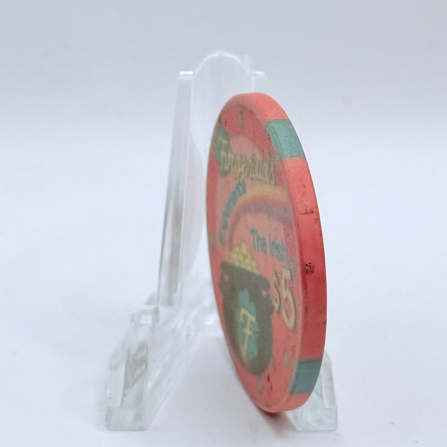 Fitzgeralds (Fitz) Las Vegas Nevada 1996 'St Patrick's Day' LE $5 Casino Chip N8259