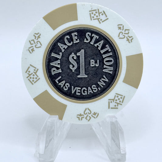 Palace Station Las Vegas Nevada 1984 $1 Casino Chip N1997