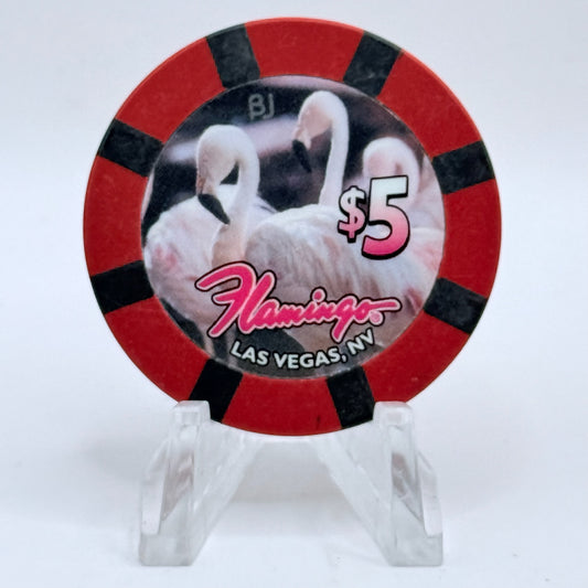 Flamingo Hotel & Casino Las Vegas Nevada 2004 $5 Casino Chip E3428