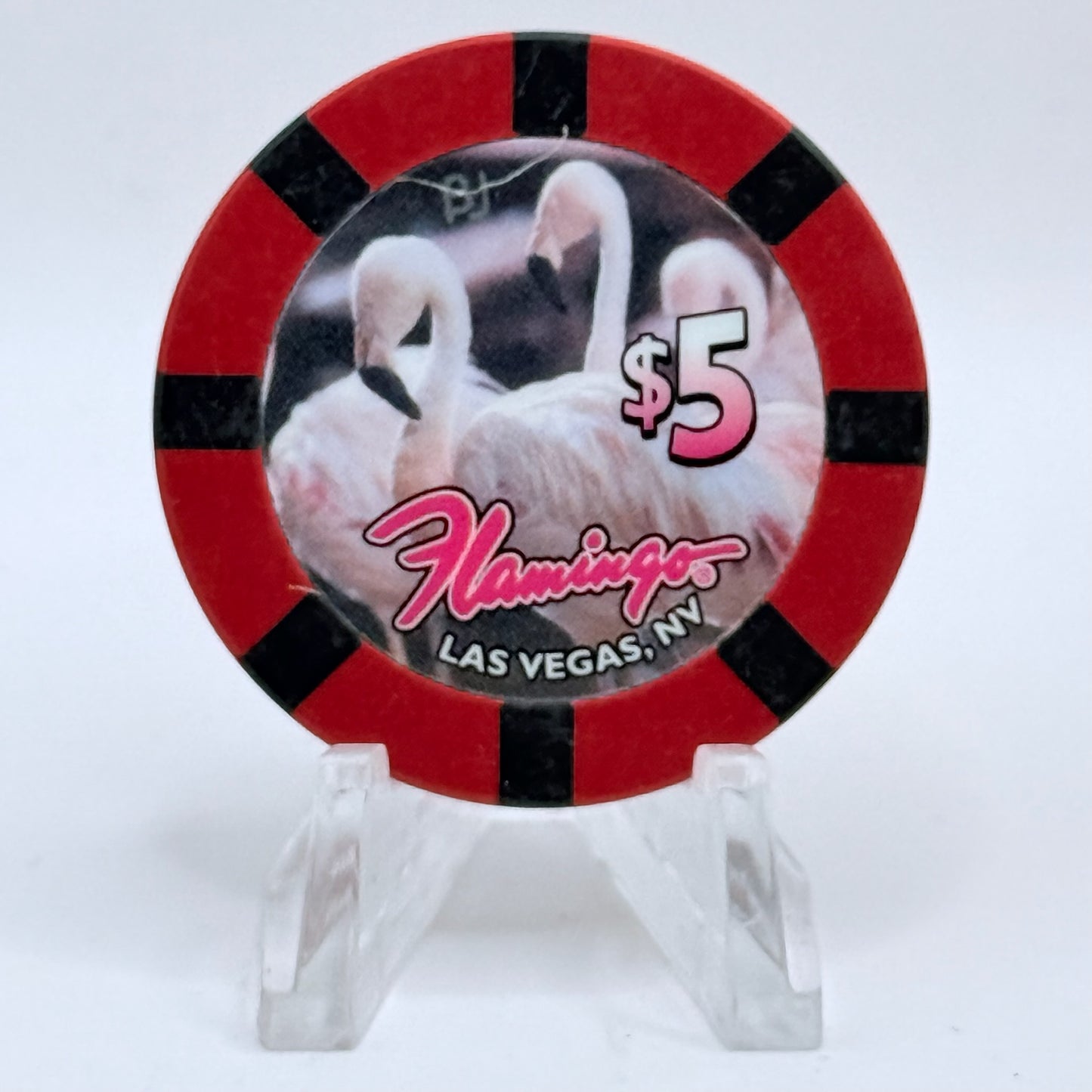 Flamingo Hotel & Casino Las Vegas Nevada 2004 $5 Casino Chip E3428