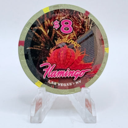 Flamingo Hotel & Casino Las Vegas Nevada 2012 'Year Of The Dragon' LE $8 Casino Chip D0349