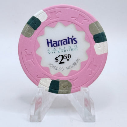 Harrah's Vicksburg Mississippi $2.50 Casino Chip