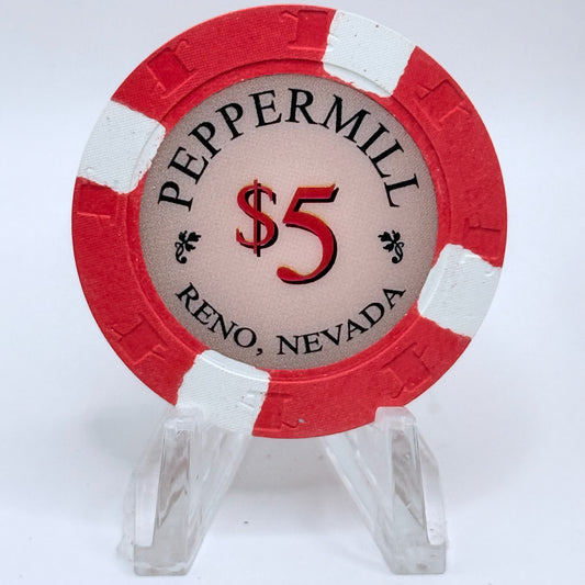 Peppermill Reno Nevada 2005 $5 Casino Chip E4673