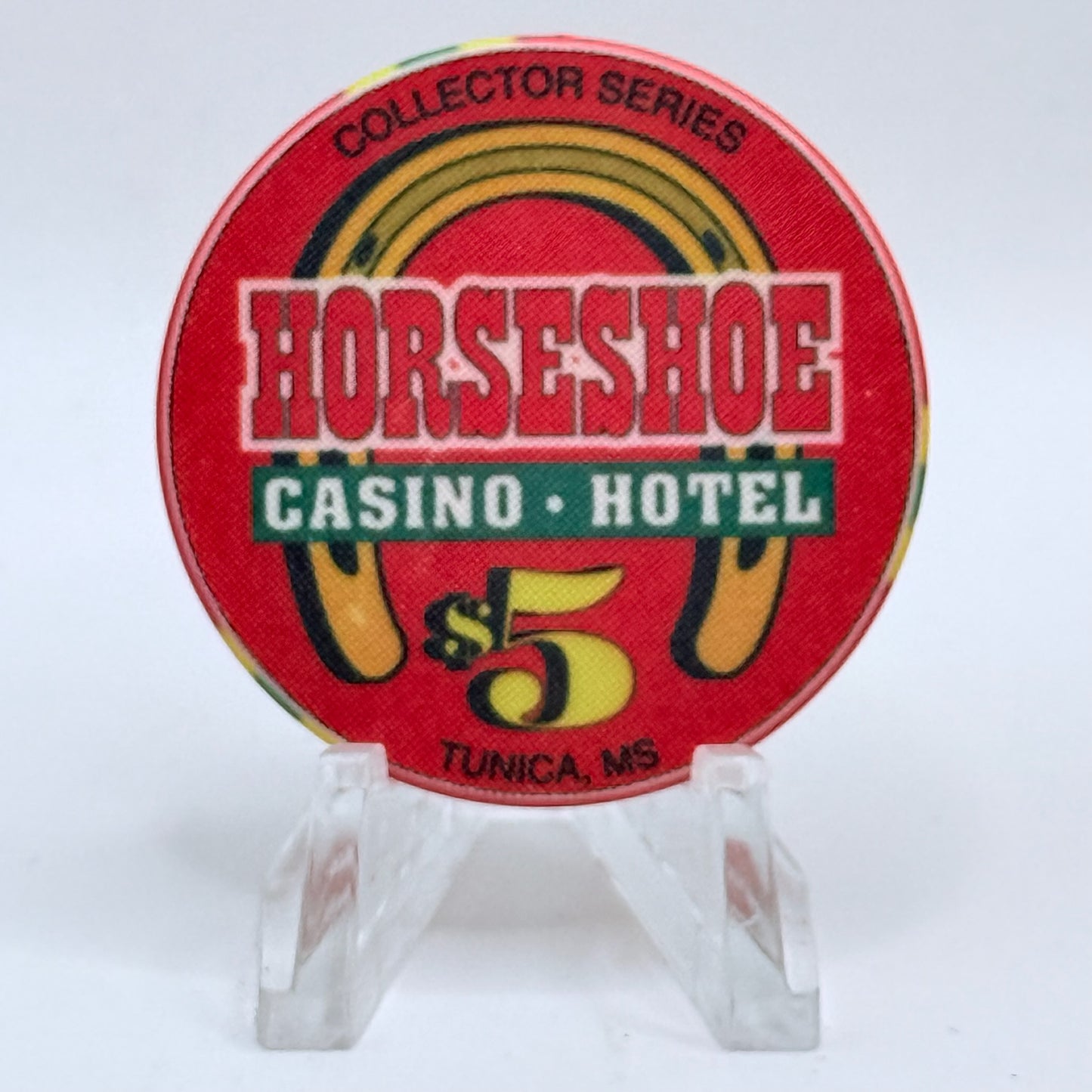 Horseshoe Tunica Mississippi 'Collector Series - Stagecoach' LE $5 Casino Chip