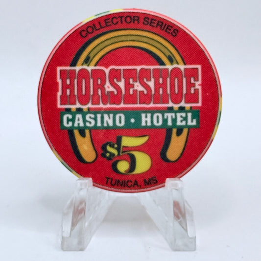 Horseshoe Tunica Mississippi 'Collector Series - Stagecoach' LE $5 Casino Chip