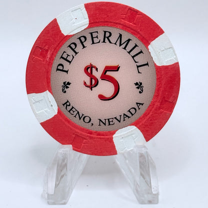Peppermill Reno Nevada 2005 $5 Casino Chip E4673