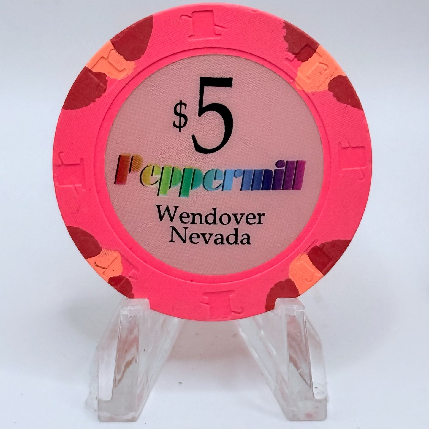 Peppermill Wendover Nevada 2005 $5 Casino Chip E6388