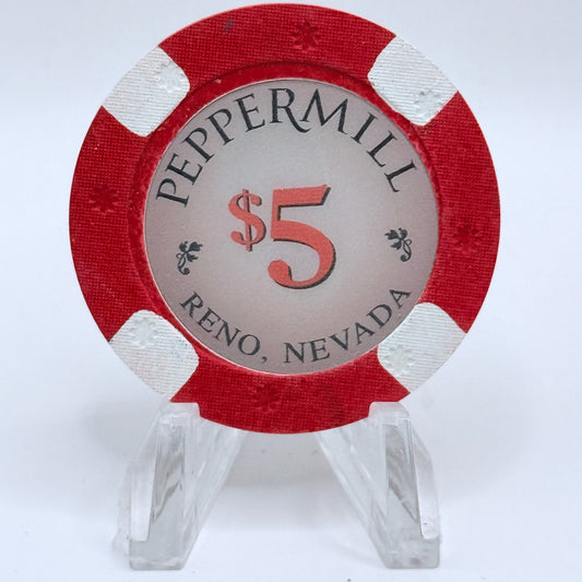 Peppermill Reno Nevada 2011 $5 Casino Chip D0286