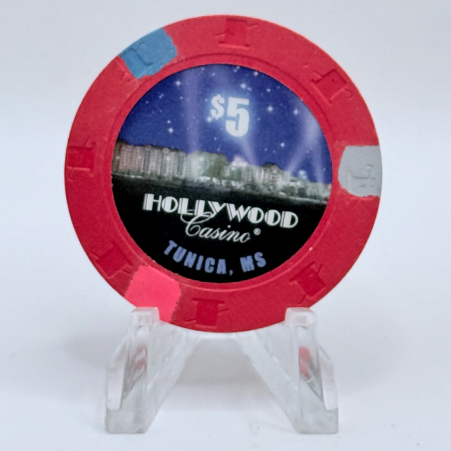 Hollywood Casino Tunica Mississippi 2008 $5 Casino Chip