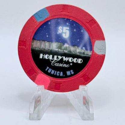 Hollywood Casino Tunica Mississippi 2008 $5 Casino Chip