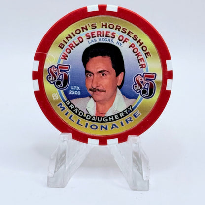 Horseshoe Club (Binion's) Las Vegas Nevada 'Brad Doherty' Series 17 LE $5 Casino Chip V9078