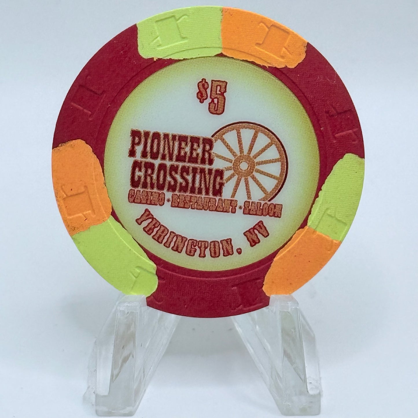 Pioneer Crossing Casino Yerington Nevada 2013 $5 Casino Chip D1302