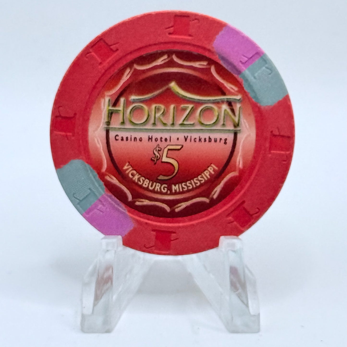 Horizon Vicksburg Mississippi $5 Casino Chip
