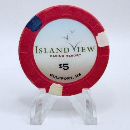 Island View Gulfport Mississippi 2006 $5 Casino Chip