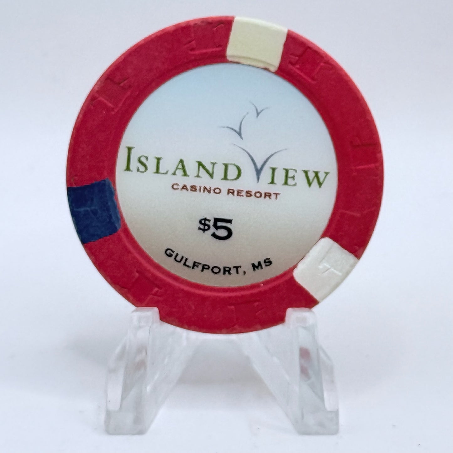 Island View Gulfport Mississippi 2006 $5 Casino Chip