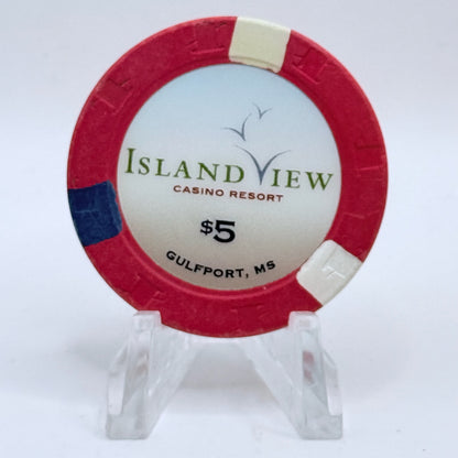 Island View Gulfport Mississippi 2006 $5 Casino Chip