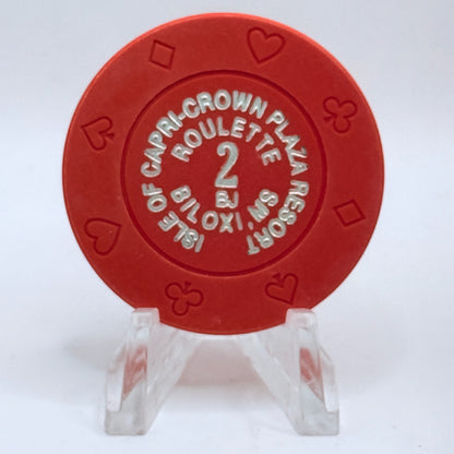 Isle of Capri (Riverboat) Biloxi Mississippi 1998 Series 202 Roulette Casino Chip