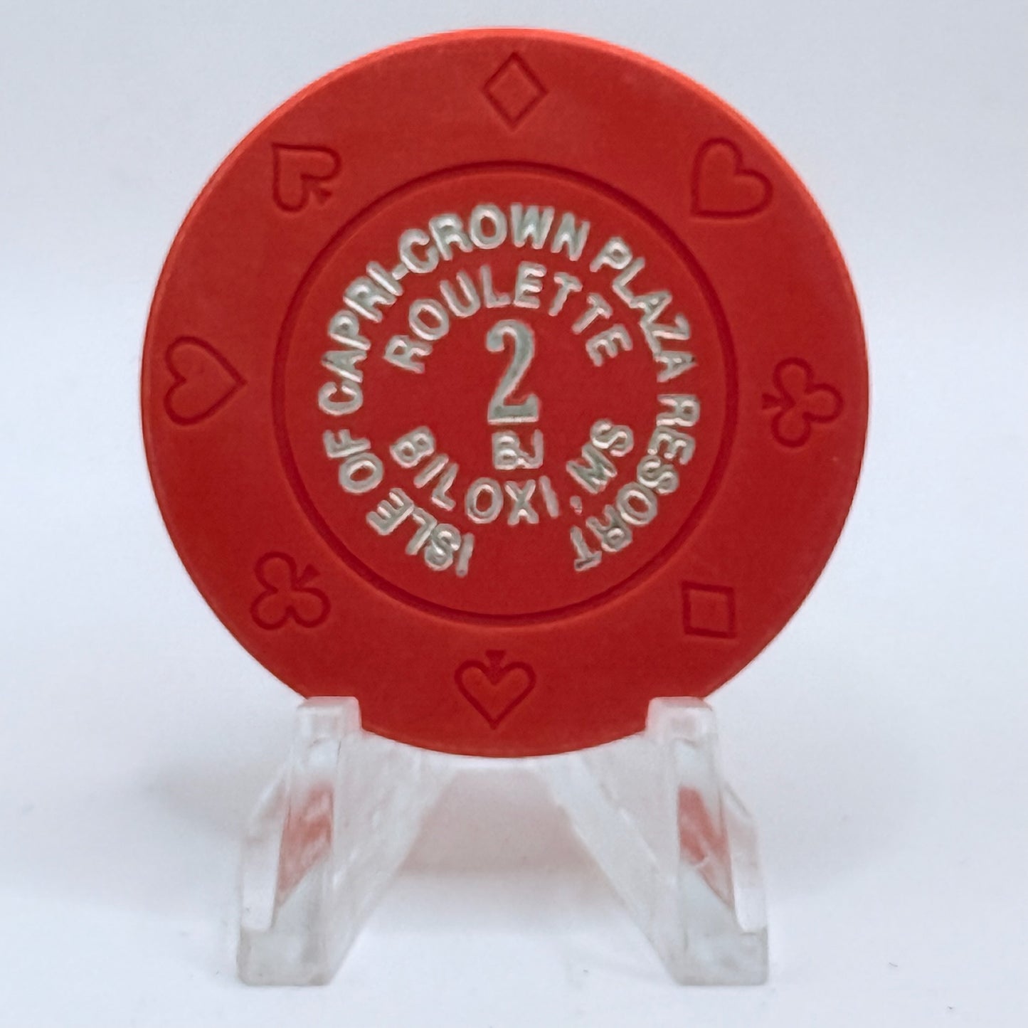 Isle of Capri (Riverboat) Biloxi Mississippi 1998 Series 202 Roulette Casino Chip