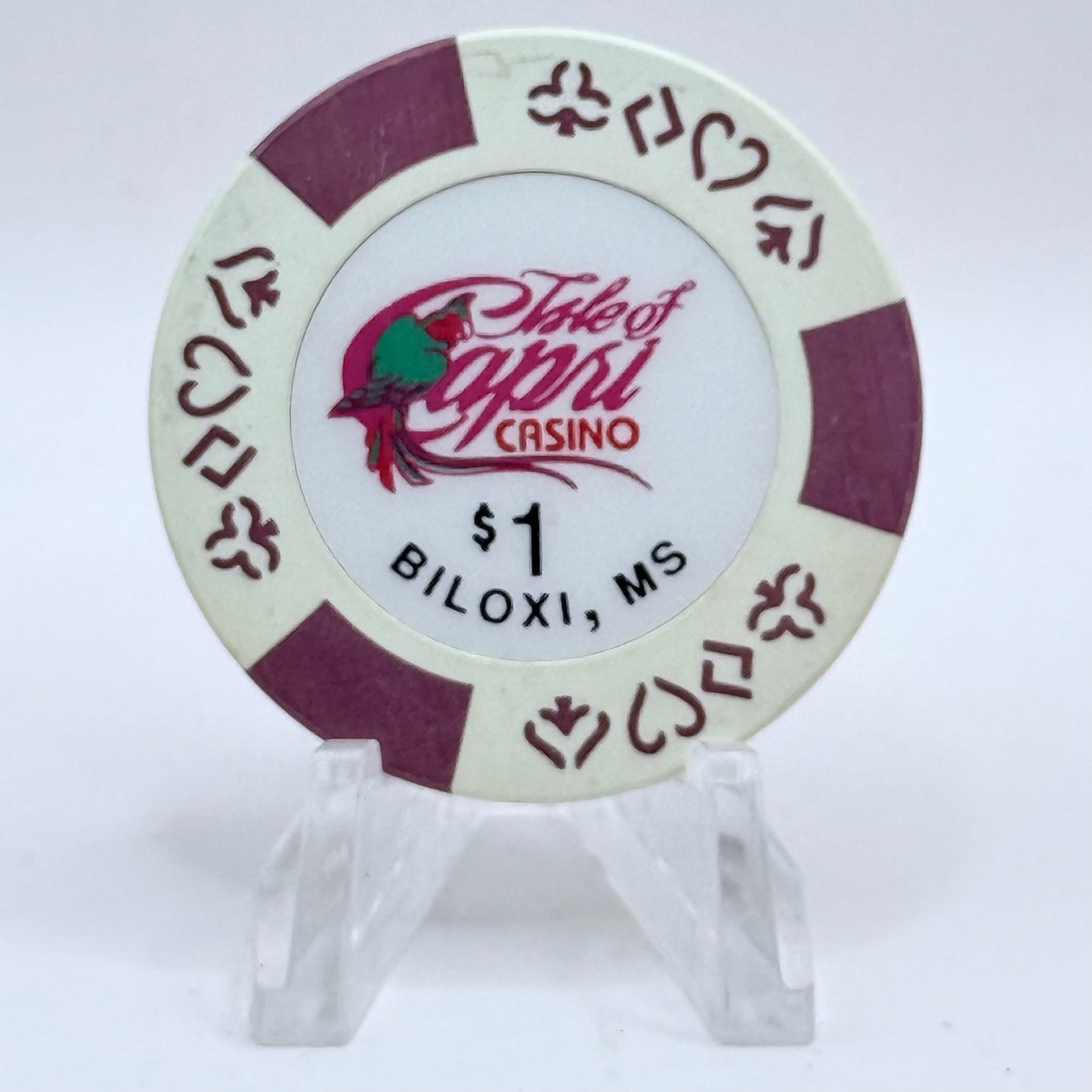 Isle of Capri (Riverboat) Biloxi Mississippi $1 Casino Chip