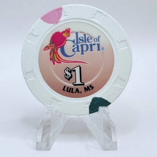 Isle of Capri Lula Mississippi $1 Casino Chip