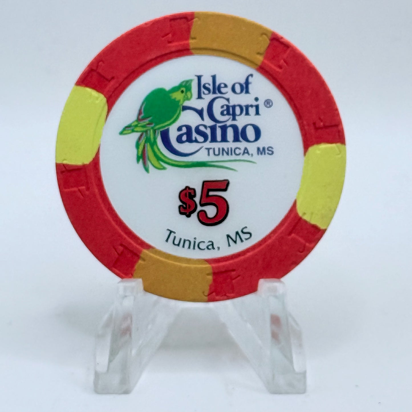 Isle of Capri Tunica Mississippi $5 Casino Chip