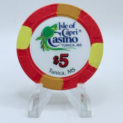 Isle of Capri Tunica Mississippi $5 Casino Chip