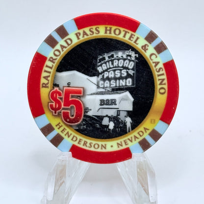 Railroad Pass Henderson Nevada 2016 'Celebrating 85th Birthday' LE $5 Casino Chip D2495