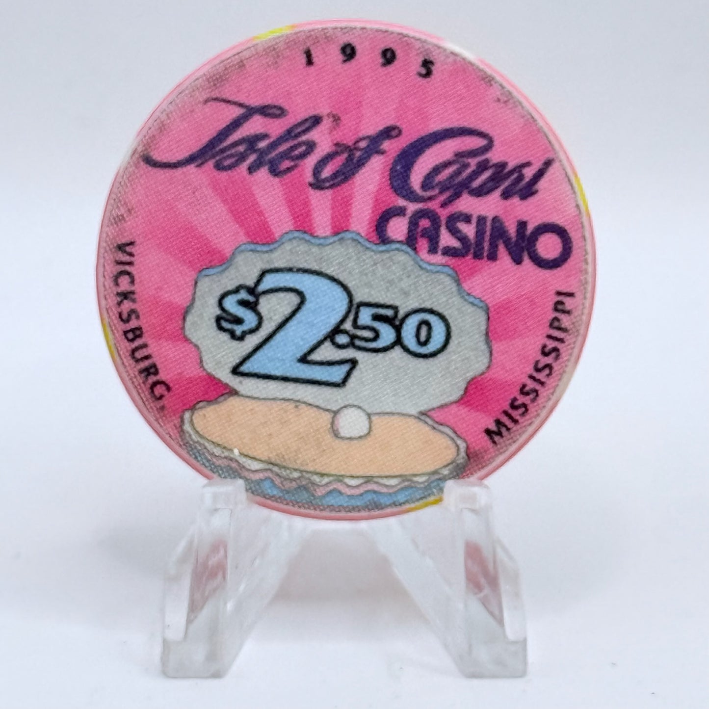Isle of Capri Vicksburg Mississippi 1995 LE $2.50 Casino Chip