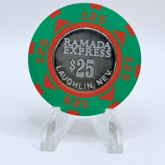 Ramada Express Laughlin Nevada 1988 $25 Casino Chip N0542