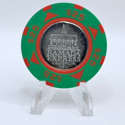 Ramada Express Laughlin Nevada 1988 $25 Casino Chip N0542