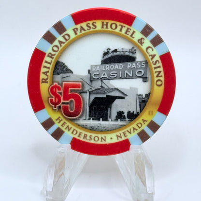 Railroad Pass Henderson Nevada 2016 'Celebrating 85th Birthday' LE $5 Casino Chip D2497