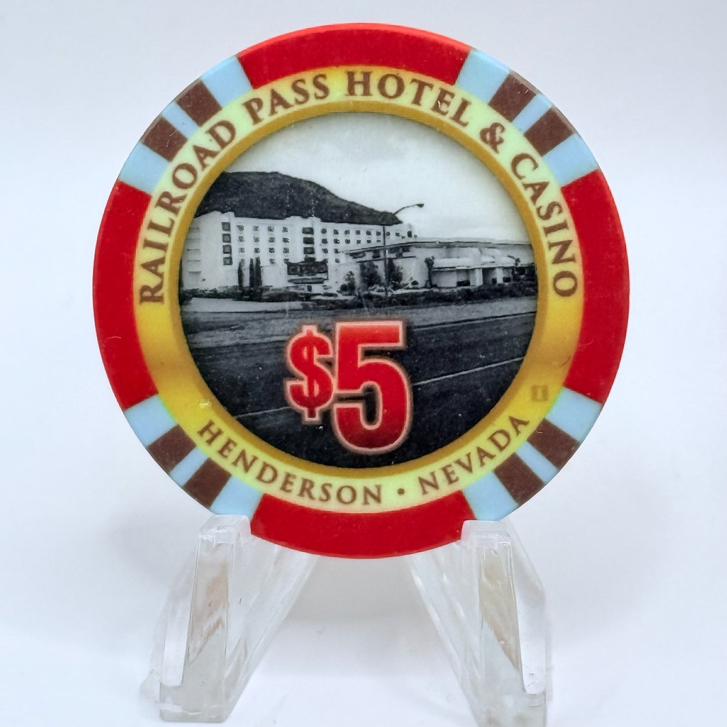 Railroad Pass Henderson Nevada 2016 'Celebrating 85th Birthday' LE $5 Casino Chip D2498