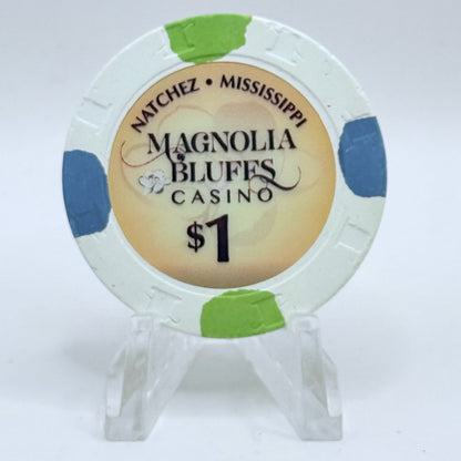 Magnolia Bluffs Natchez Mississippi $1 Casino Chip