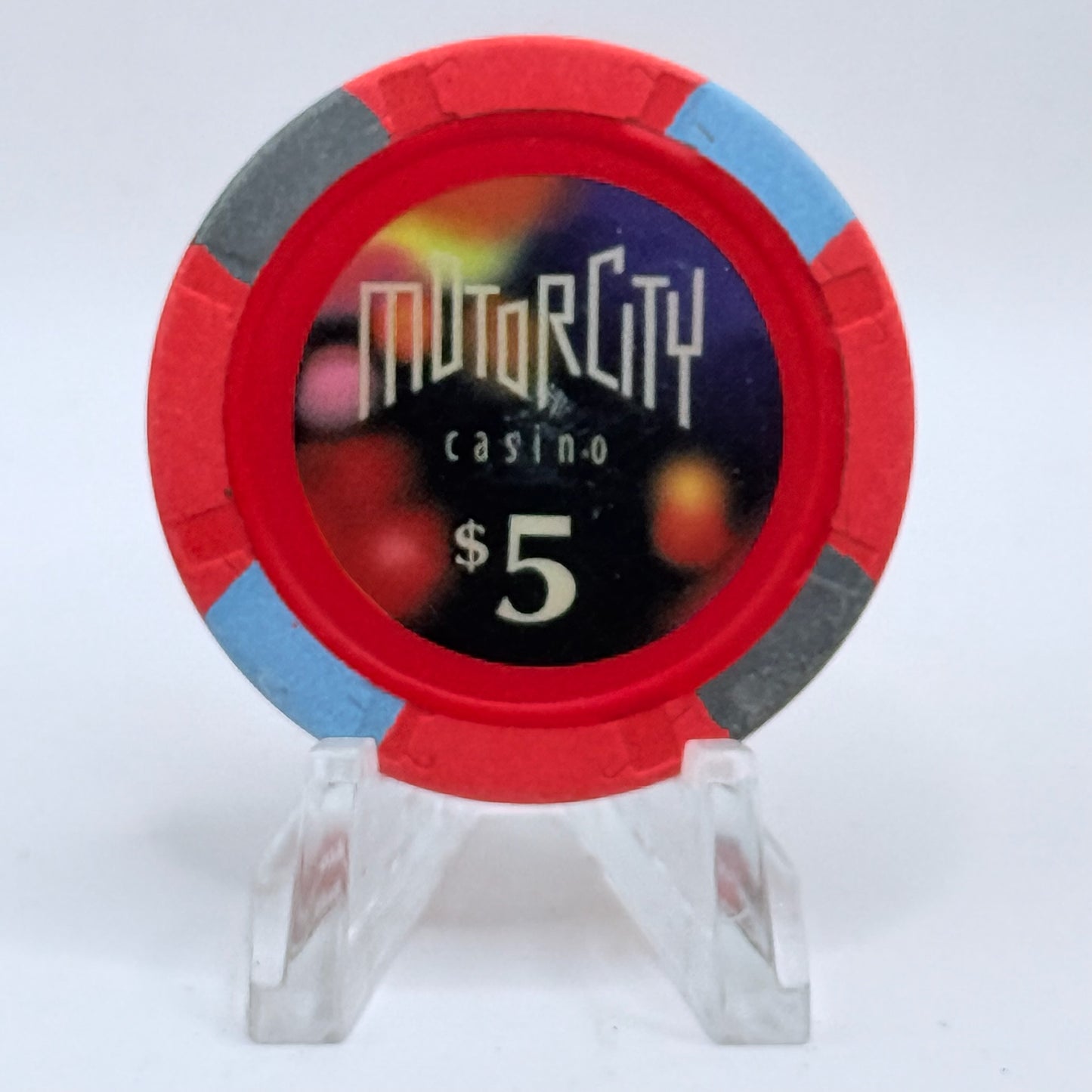 Motor City Casino Detroit Michigan 1999 $5 Casino Chip