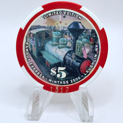 Ramada Express Laughlin Nevada 2000 'St. Patrick's Day' LE $5 Casino Chip V5325