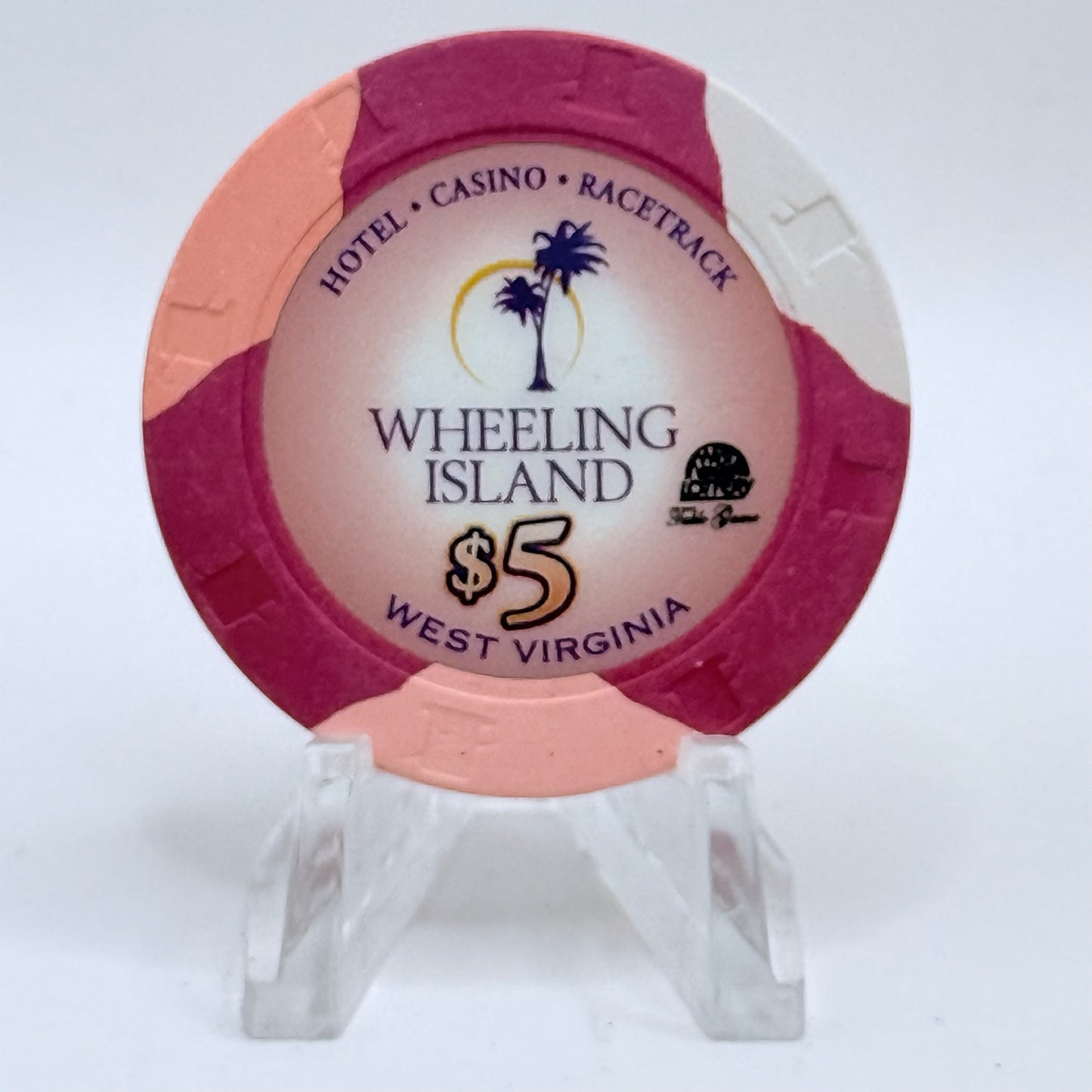 Wheeling Island Wheeling West Virginia 2007 $5 Casino Chip