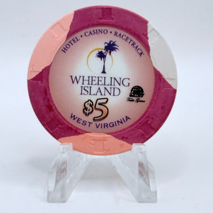 Wheeling Island Wheeling West Virginia 2007 $5 Casino Chip