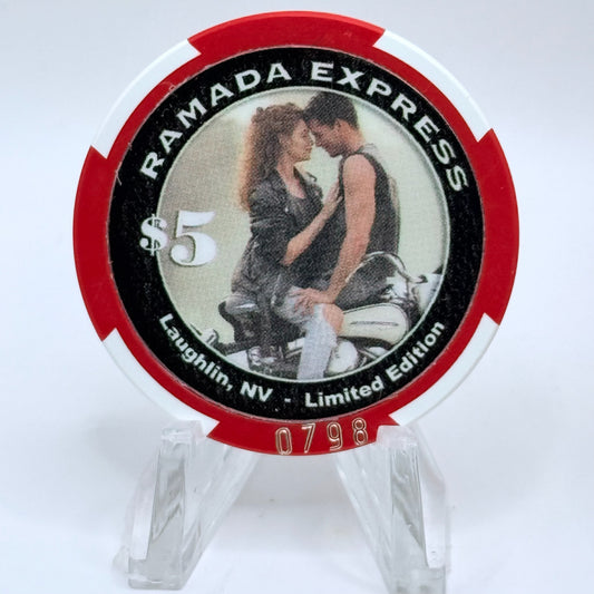 Ramada Express Laughlin Nevada 2006 'Laughlin River Run' LE $5 Casino Chip E5445