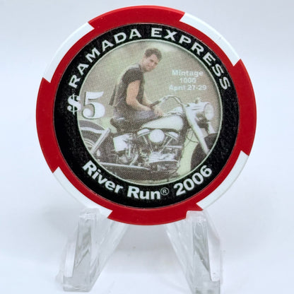 Ramada Express Laughlin Nevada 2006 'Laughlin River Run' LE $5 Casino Chip E5445