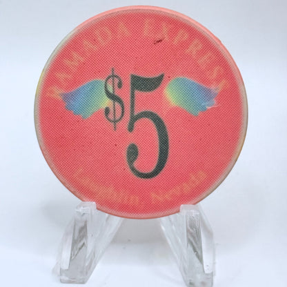 Ramada Express Laughlin Nevada 1996 LE $5 Casino Chip N8985