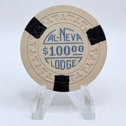 Cal-Neva Lodge Lake Tahoe Nevada 1955 $100 Casino Chip N4988